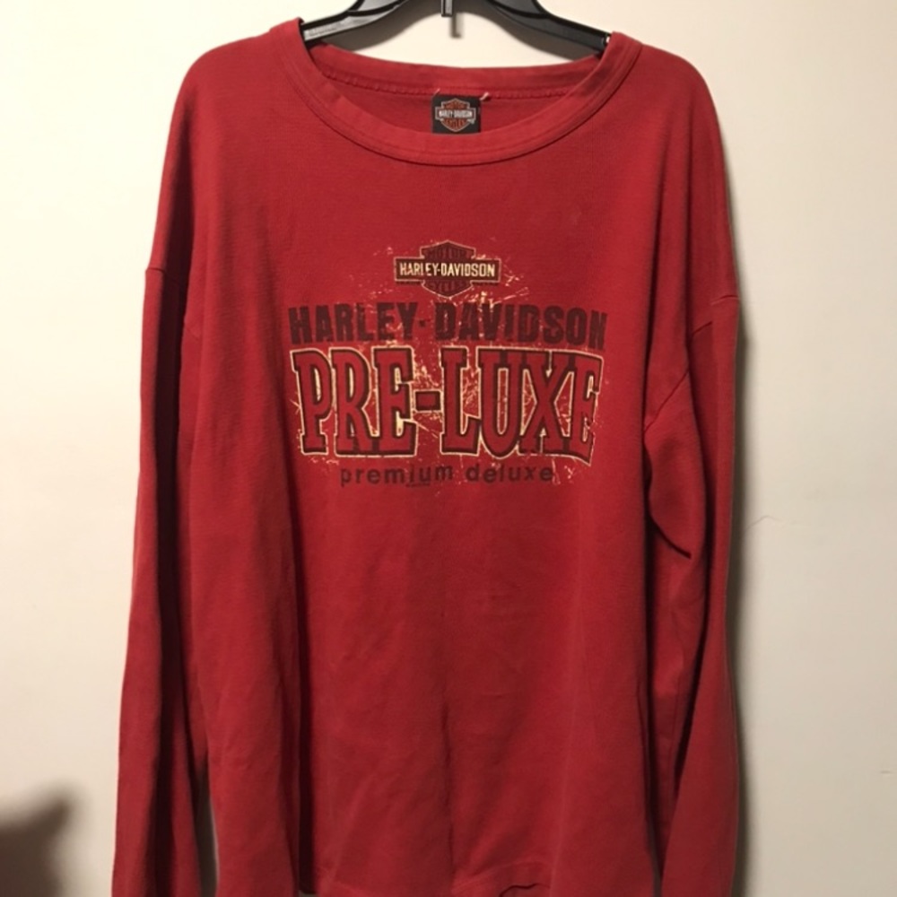 Vintage Harley Davidson Pre Luxe Premium Deluxe  Top Mens XL Made In USA